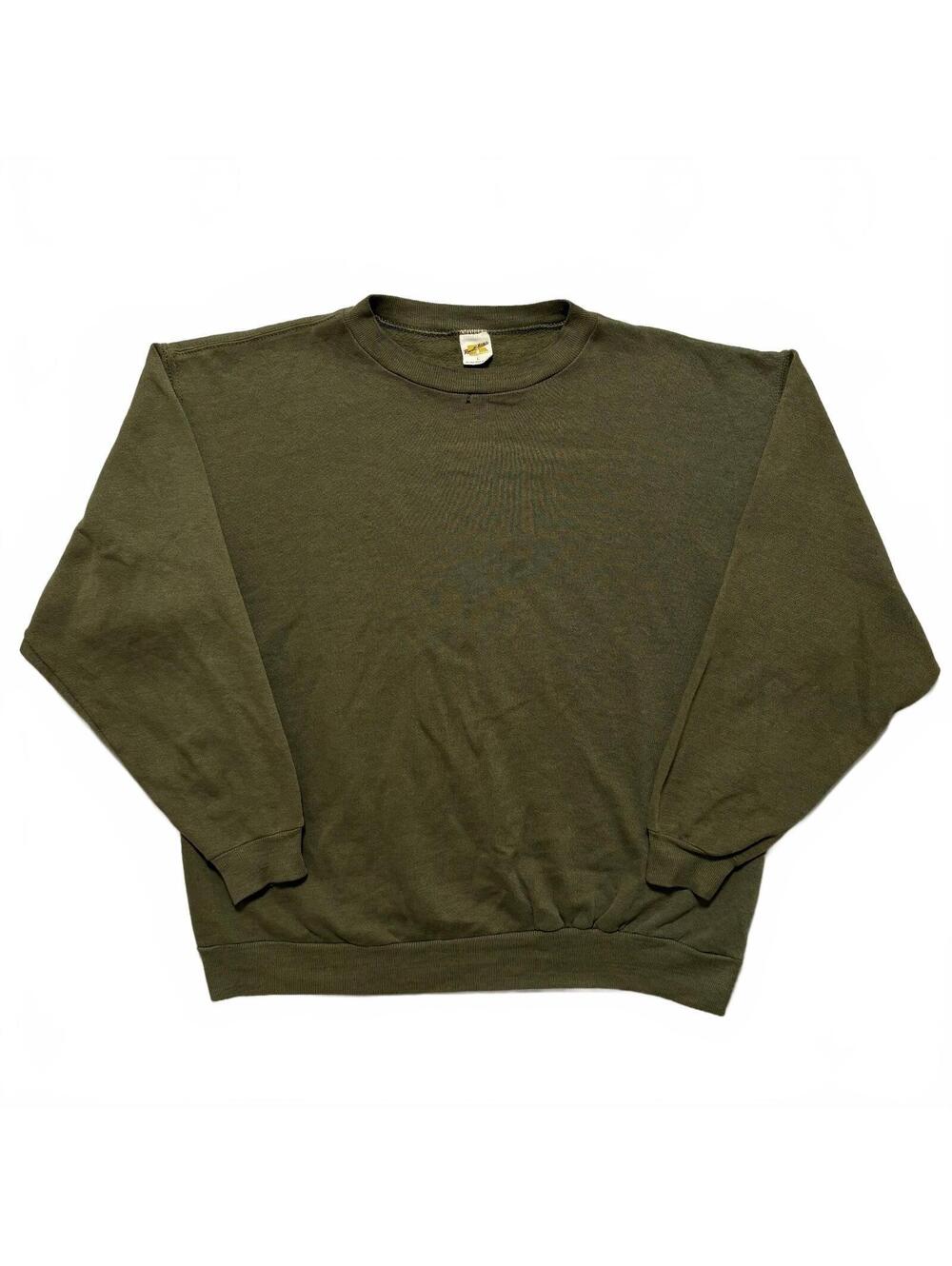VTG 70's Russell Athletic Made in USA Pullover Sweatshirt Men's L Olive Green